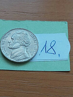 Usa 5 cents 1994 / d thomas jefferson, copper-nickel 18