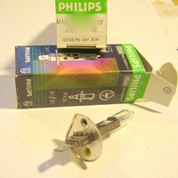 Vintage minőségi Philips Germany halogén új H1 fényszóró izzó 70w 24v teherautó kamion-MOST HIRDETEM