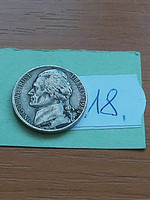 Usa 5 cents 1984 / d thomas jefferson, copper-nickel 18