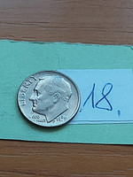 Usa 10 cent dime 1975 franklin d. Roosevelt, copper-nickel 18