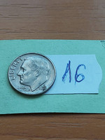 Usa 10 cent dime 1972 / d, franklin d. Roosevelt, copper-nickel 16