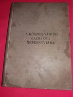 Antique 1899 mózes gaál: book by Ilona Zrínyi - donated by minister Imre Ghillány - according to pictures Franklin