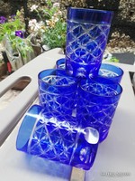 Crystal handmade üveg pohár készlet