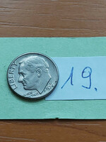 Usa 10 cent dime 1974 / d, franklin d. Roosevelt, copper-nickel 19