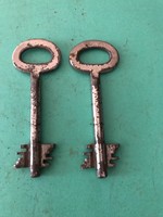 Old safe - vault keys. 2 pieces in good condition for their age. It's gone. 7.5 cm
