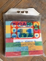 Retro gabi ii. Construction toy from the trial in its original packaging, in almost unplayed condition