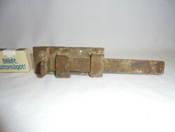 Old wrought iron latch, door lock