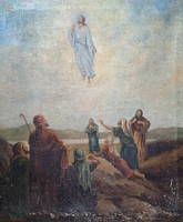 Resurrection of Christ - sacred image, oil painting by Gergely Kutyik
