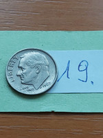 Usa 10 cent dime 1967 franklin d. Roosevelt, copper-nickel 19