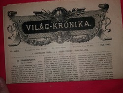Antik 1910 .október 41. szám VILÁG KRÓNIKA újság magazin szép állapot képek szerint
