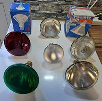Tungsram par38 bulb in several colors + Tungsraflex bulb