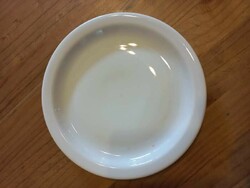 White porcelain cake plate with rim