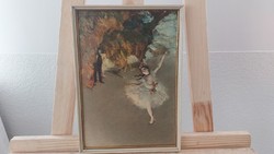 (FBL4) Degas nyomat 28,5 x 19,5 cm kerettel
