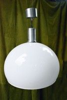Régi gömb csillár , lámpa , 70-es 80 -as évek IKEA foglalattal 47 x 32 cm + függesztő