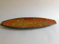 Bodrogkeresztúri retro kerámia tál 35.5 cm