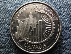 Canada Canadian History to the Second Millennium December 25 cents 1999 (id59672)