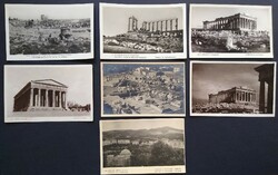 Athén, Görögország. 11 db. postatiszta képeslap