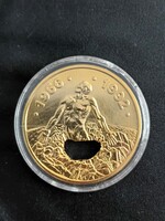 1956-1992/1920-1947 Gold-plated commemorative medal
