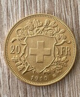 20 Swiss francs 1910 b