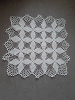 Nice crocheted tablecloth decoration