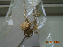 Életfa medalionokkal aranyozott bokalánc bontatlan csomagolásban