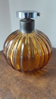 Régi nagyon szép parfümös üveg 1920-30 as évekből. bordázott és hibátlan.