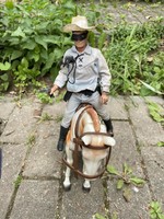 Lone Ranger eredeti jelzett játék baba lóval