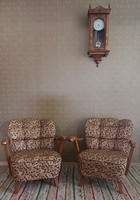 Two Czechoslovak halabala armchairs in good condition
