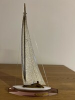 Balaton souvenir, plexiglass sailing