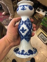 Echt Kobalt porcelán gyertyatartó, német, 20 cm-es magasságú.8075