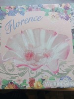 Florence gyönyörű pink dísztál, kínáló