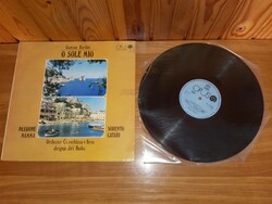 LP Bakelit vinyl hanglemez Gaetano Bardini - O Sole Mio