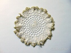 Lace tablecloth, needlework porcelain, ornaments under 12 cm.