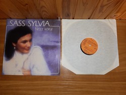 LP Bakelit vinyl hanglemez Sass Sylvia: Nézz Körül (Bravo SLPM 17872)