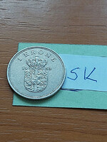 Denmark 1 kroner 1965 ix. Frigyes, copper-nickel alloy sk