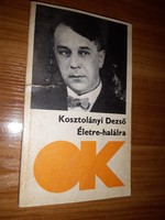 For life and death - selected poems - Kosztolányi dezső - 1978 book