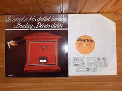 LP Bakelit vinyl hanglemez Buday Dénes - Én ezzel a kis dallal üzenem