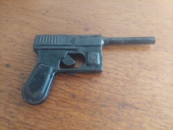 Antique Russian capsule metal toy gun