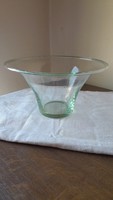 Fantastically beautiful Swedish old glass bowl in perfect condition, retro