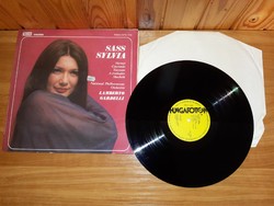 LP Bakelit vinyl hanglemez Sylvia Sass, Lamberto Gardelli