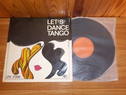 Lp vinyl vinyl record mhv dance band - let's dance tango