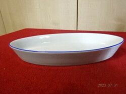 Alföldi porcelain, small bowl with blue edge, two pieces for sale. Jokai.