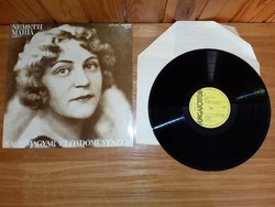 LP Bakelit vinyl hanglemez Németh Mária szoprán (előadóművészek)
