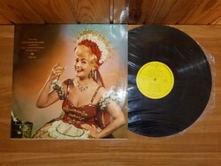 LP Bakelit vinyl hanglemez Kálmán Imre - Csárdáskirálynő (részletek)