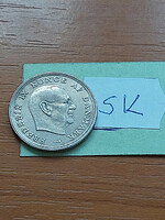 Denmark 1 kroner 1967 ix. Frigyes, copper-nickel alloy sk