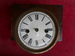 Spring wall clock mechanism