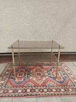 Réz lerakó asztal+ kézi csomozású szőnyeg egyben Alkudható