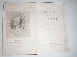 Kvintusz Horácziusz Flakkusz versei (A dalok 5 könyve) 1875