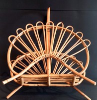 Franco Albini bambusz  újságtartó, vintage ALKUDHATÓ design