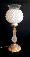 Pineapple carved copper vintage table lamp negotiable